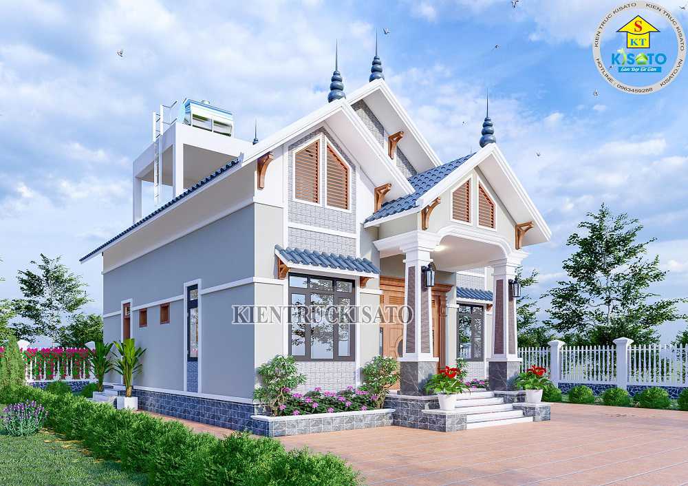 Mẫu Nhà Cấp 4 Đẹp 123m2 Năm 2020 Tại Thanh Thủy Phú Thọ