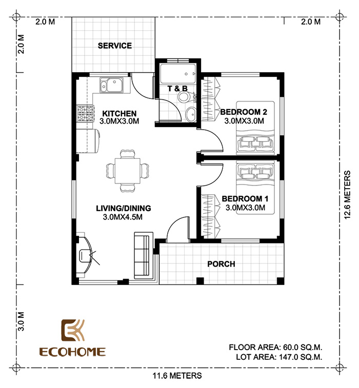 mẫu nhà cấp 4 đẹp ở nông thôn (36)