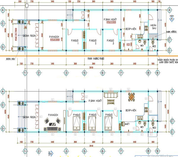 Các thông số kỹ thuật được phân chia cụ thể, rõ ràng giúp đảm bảo nhu cầu sinh hoạt của gia chủ