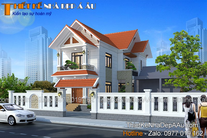 thiết kế nhà đẹp 2 tầng