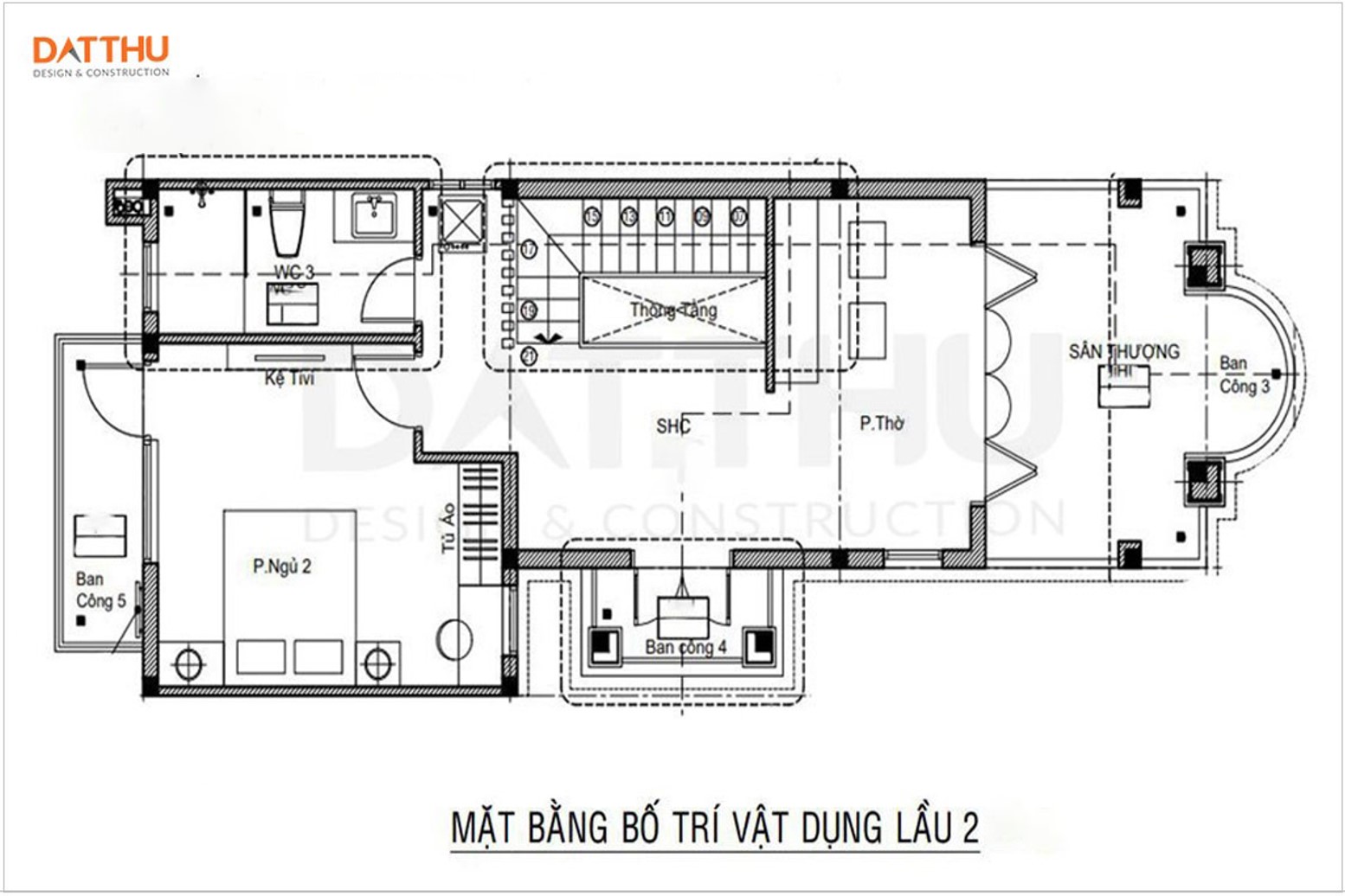 Bố trí mặt bằng công năng khoa học