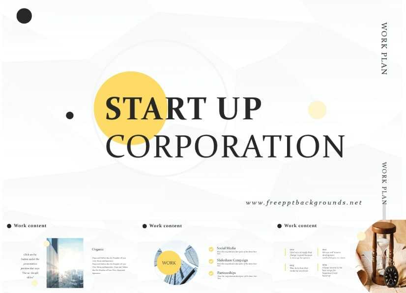 Mẫu Powerpoint lĩnh vực doanh nghiệp start-up