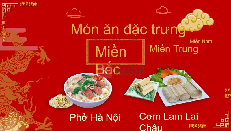 Món ăn đặc trưng của các vùng miền