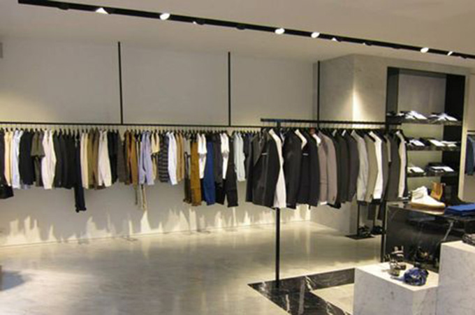 Thiết kế showroom thời trang vest nam cao cấp