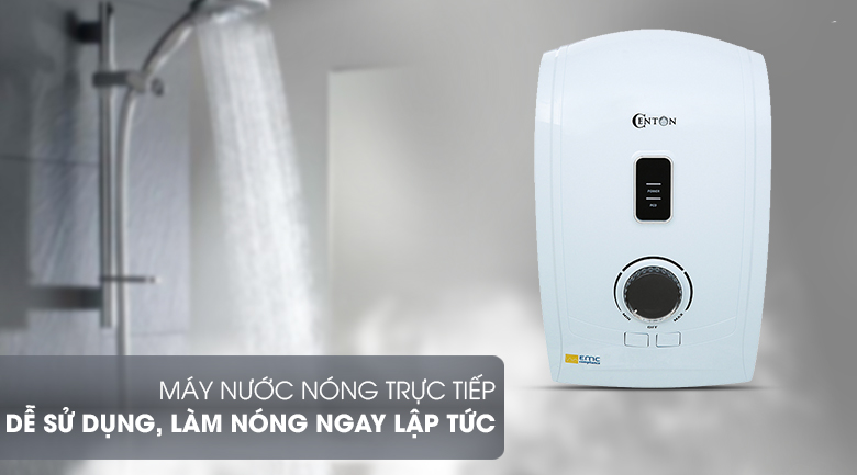 Máy nước nóng Cento được trang bị công nghệ làm nóng nhanh