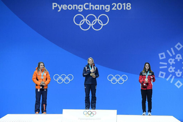 Bảng tổng sắp huy chương Olympic PyeongChang ngày 14/2: Đức tiếp tục vị thế dẫn đầu