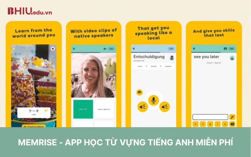 Memrise – App học từ vựng tiếng anh miễn phí 