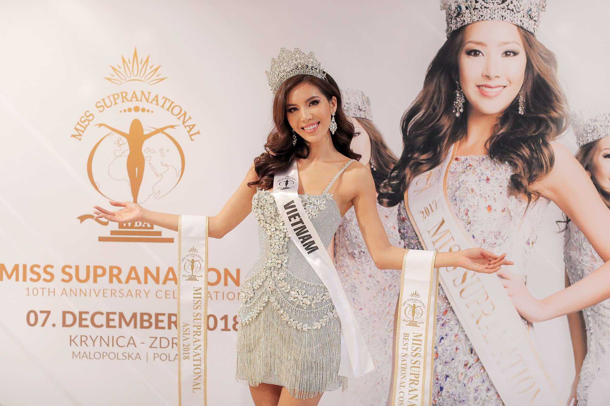 Minh Tú đoạt giải Hoa hậu siêu quốc gia châu Á 2018 - Ảnh 1.