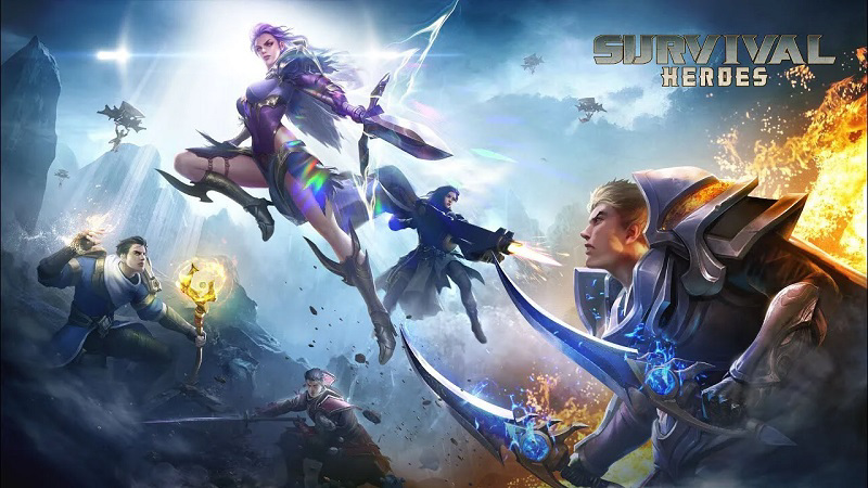 Game Survival Heroes là sự kết hợp giữa MOBA và Battle Royale