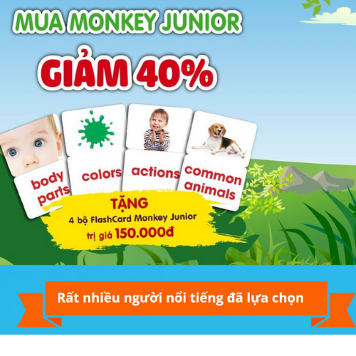 Monkey Junior- Ứng Dụng Học Tiếng Anh Cho Trẻ - Shop Mẹ Việt