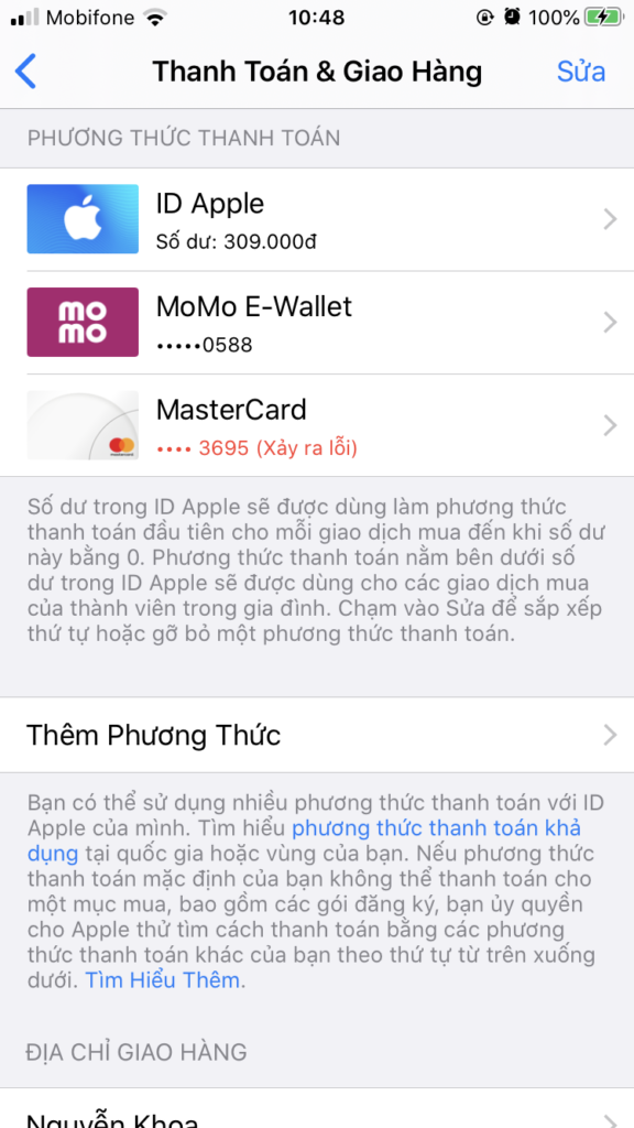 Hướng dẫn thanh toán trên App Store Việt Nam mono 2