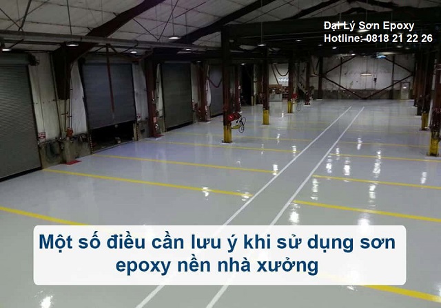 Lưu ý sau khi thi công sơn epoxy