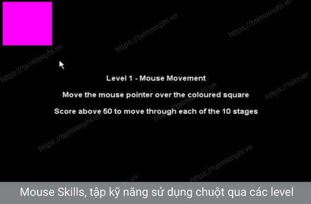 Download Mouse Skills - Phần mềm luyện tập sử dụng chuột máy tính, PC,
