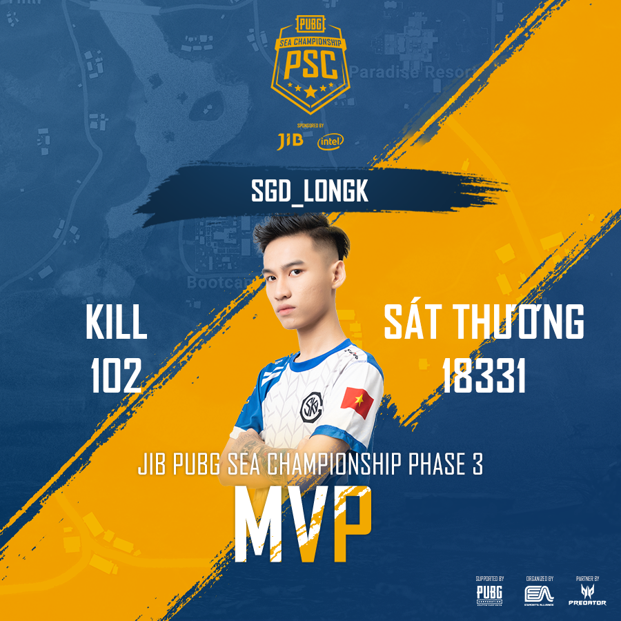 BXH PUBG SEA Championship 2019 Thái Lan: Việt Nam vô địch