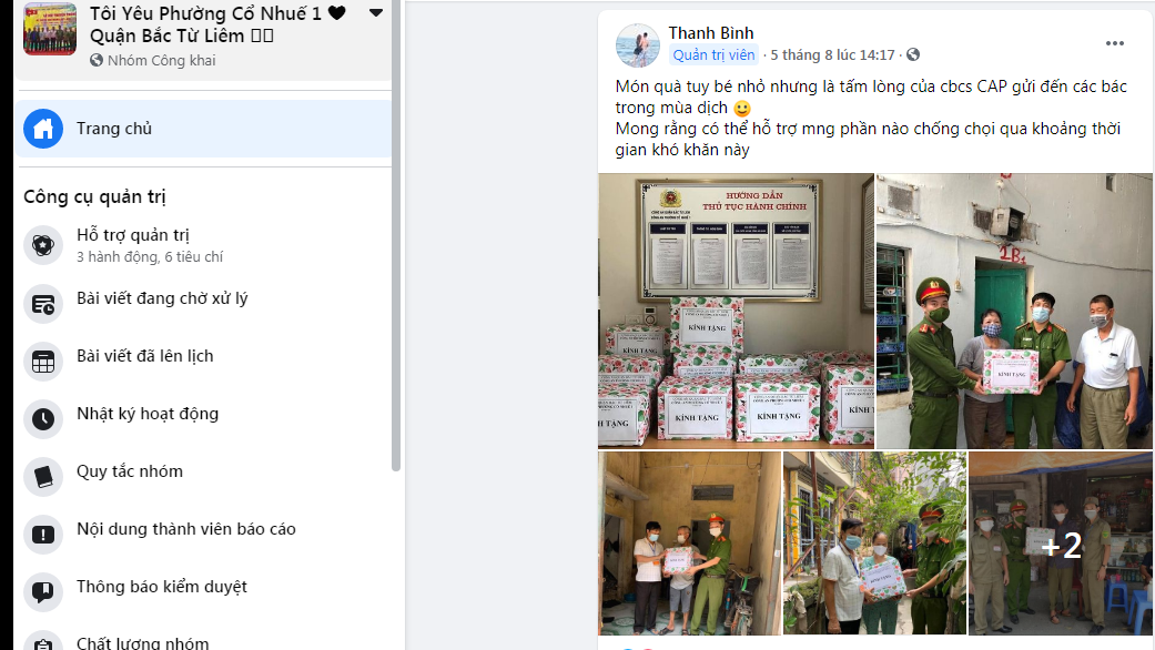 579 nhóm Facebook cộng đồng giúp người dân Hà Nội trong mùa giãn cách xã hội - ảnh 1