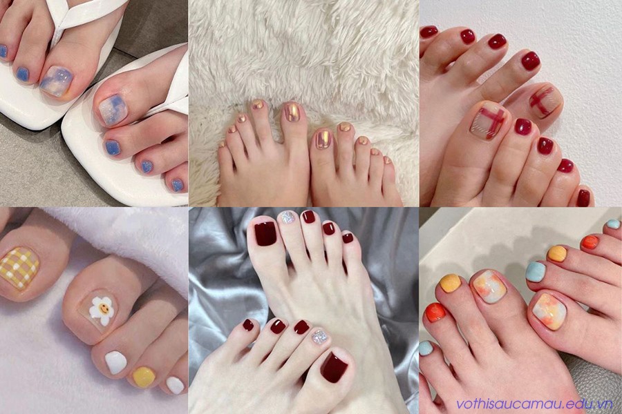 39+ mẫu nail chân Tết đẹp 2023 cho các nàng - Trường THCS Võ Thị Sáu