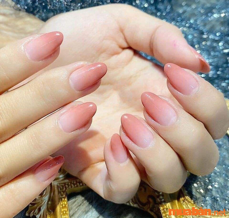 Ombre thạch hồng kiểu Hàn nhẹ nhàng, nữ tính