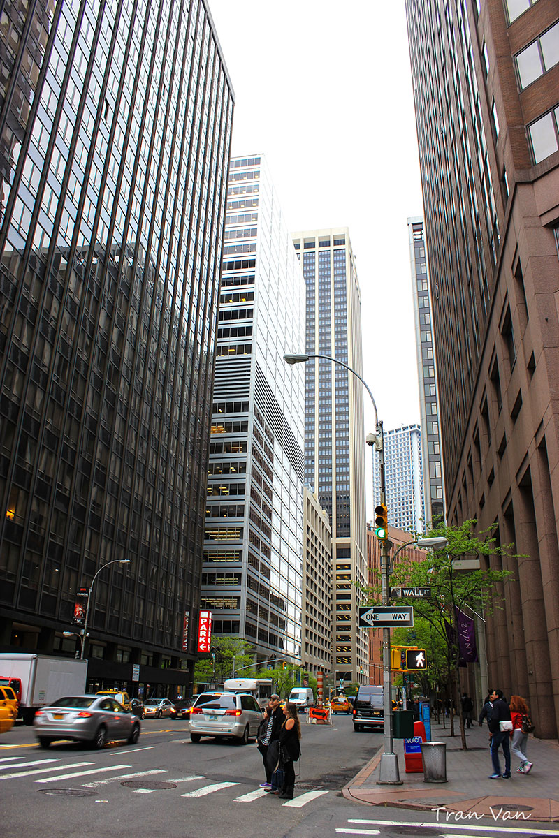 phố wall - Một góc Wall street New York