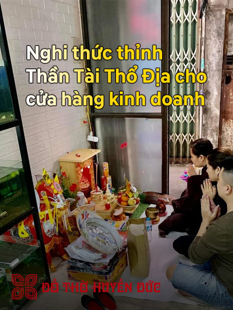 Nghi thức thỉnh Thần Tài cho cửa hàng