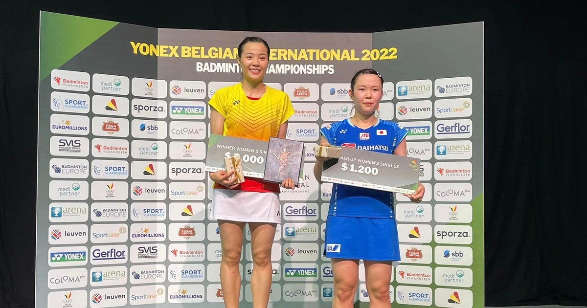 Tay vợt Nguyễn Thùy Linh tiếp tục tăng bậc xếp hạng thế giới