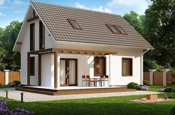 Nhà 400 triệu 1 tầng có gác lửng