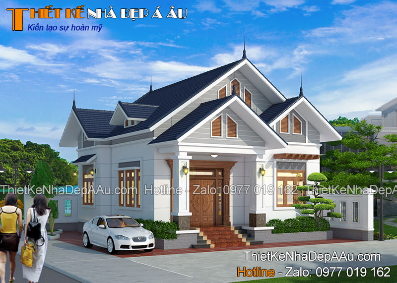 nhà cấp 4 mái thái 100m2