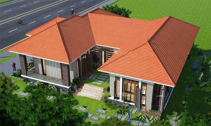 nhà cấp 4 2 phòng ngủ 70m2 9