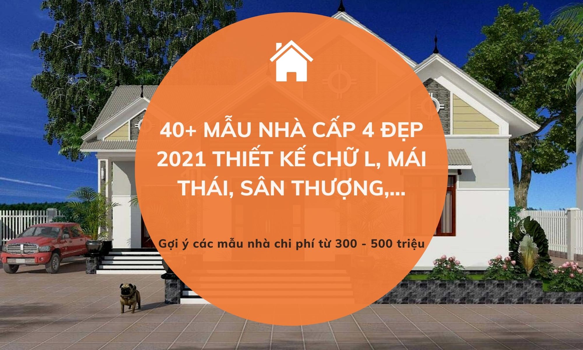 40+ Mẫu nhà cấp 4 10x10m đẹp năm 2022 diện tích 10x10, 6x10, 8x10