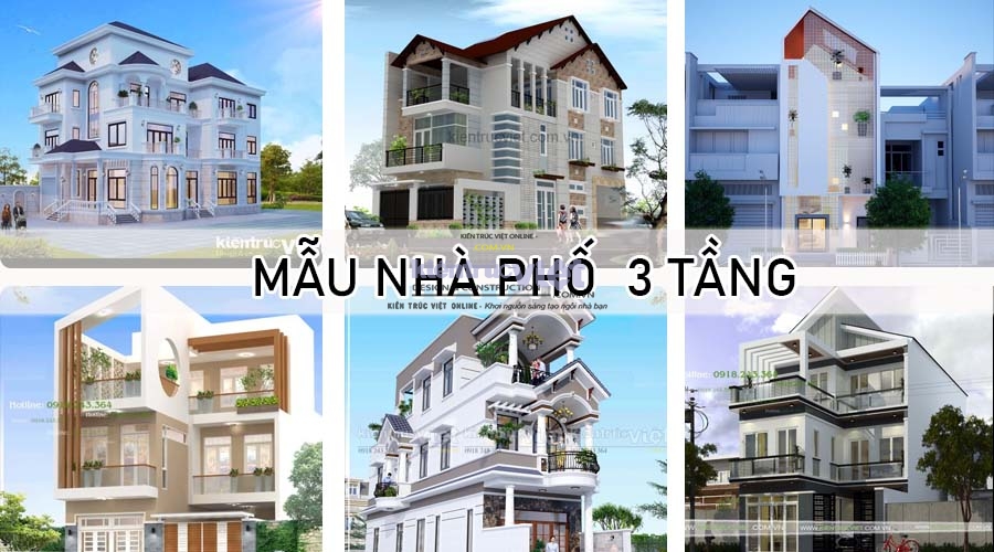 100 Mẫu Nhà Phố 3 Tầng Đẹp Hiện Đại Nhất 2021 - Kiến Trúc Việt