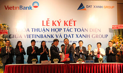 Dat Xanh Group and Vietinbank signing comprehensive cooperation