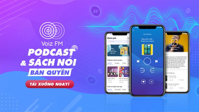 ứng dụng sách nói voiz fm