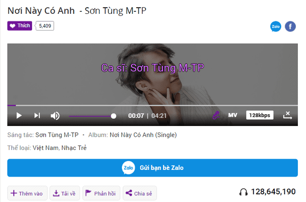 nơi này có anh sơn tùng mtp