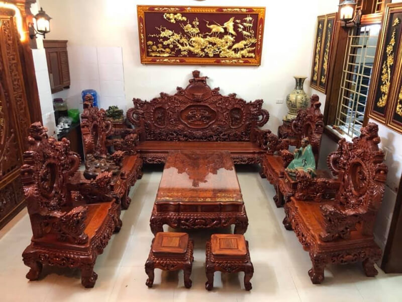 nội thất gỗ hương