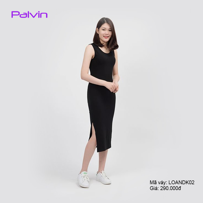 Đầm thun sát nách dáng dài Palvin LOANDK02 - Palvin