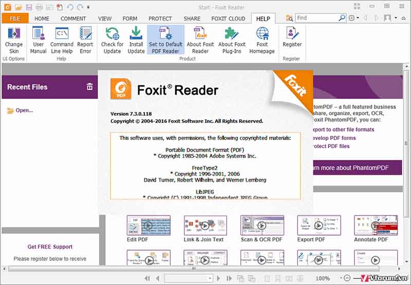 Phần mềm đọc file PDF Foxit Reader miễn phí