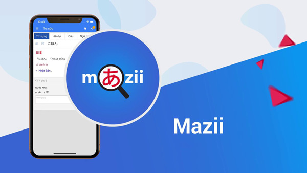 Ứng dụng học từ vựng tiếng Nhật Mazii