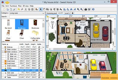 Phần mềm Sweet Home 3D