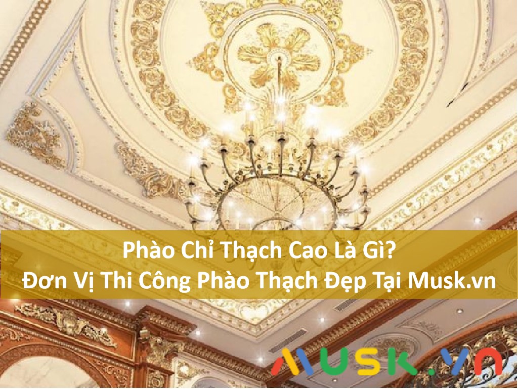 trần thạch cao không phào chỉ