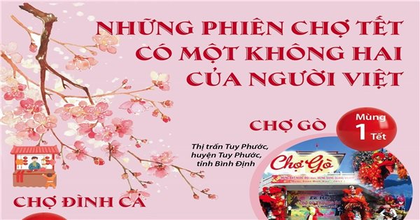 Những phiên chợ Tết có một không hai của người Việt