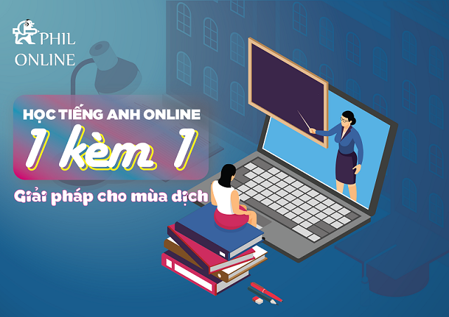 Học 1 kèm 1 tiếng anh online tại Phil Online