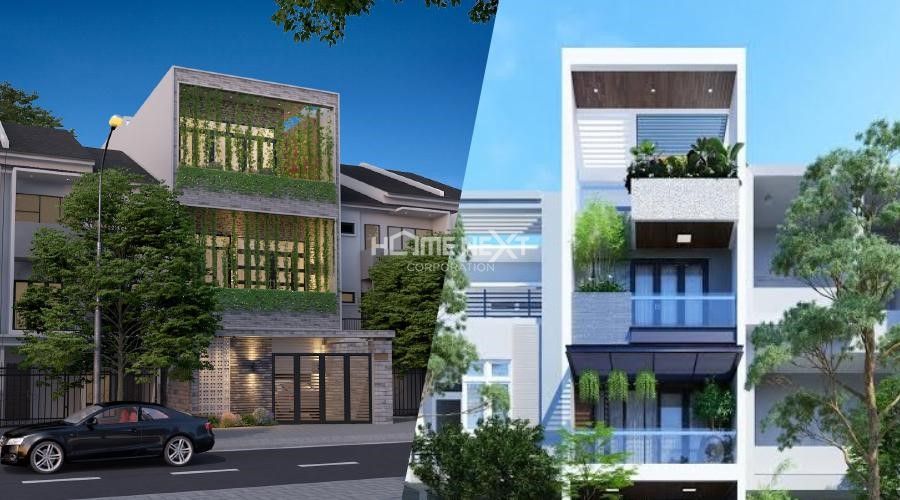 Phối cảnh mẫu thiết kế nhà Ống đẹp 2020