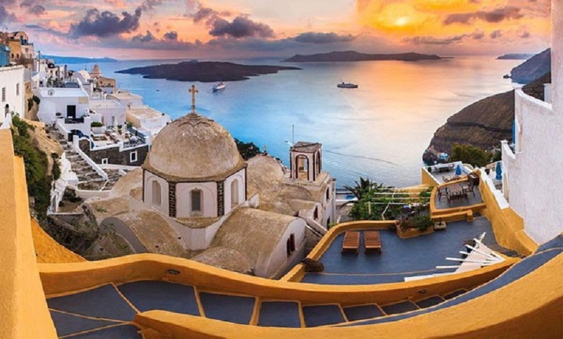 Tổng hợp các phong cách thiết kế – Phong cách Santorini