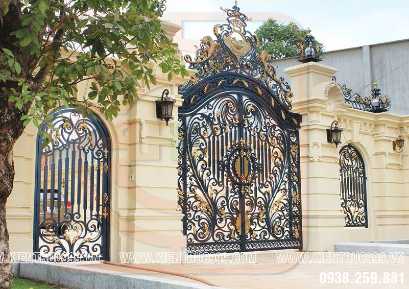 Phong thủy cổng nhà, cách bố trí cổng vào nhà đúng nhất – Kiến Trúc 999