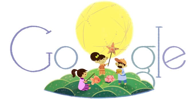 Tết Trung Thu qua những hình ảnh đẹp trên Google Doodle: Có cả thơ Nguyễn Du - Ảnh 8.