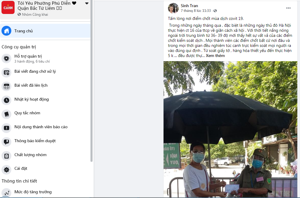 579 nhóm Facebook cộng đồng giúp người dân Hà Nội trong mùa giãn cách xã hội - ảnh 2