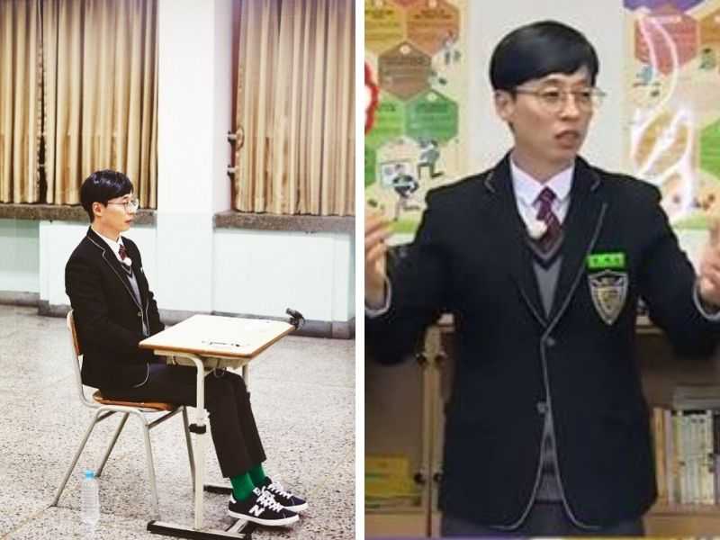 joo jae seok mặc đồng phục trường Trường THPT Yongmoon (용문고등학교)