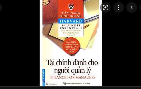 “Tài chính dành cho người quản lý” – Cẩm nang kinh doanh Harvard 