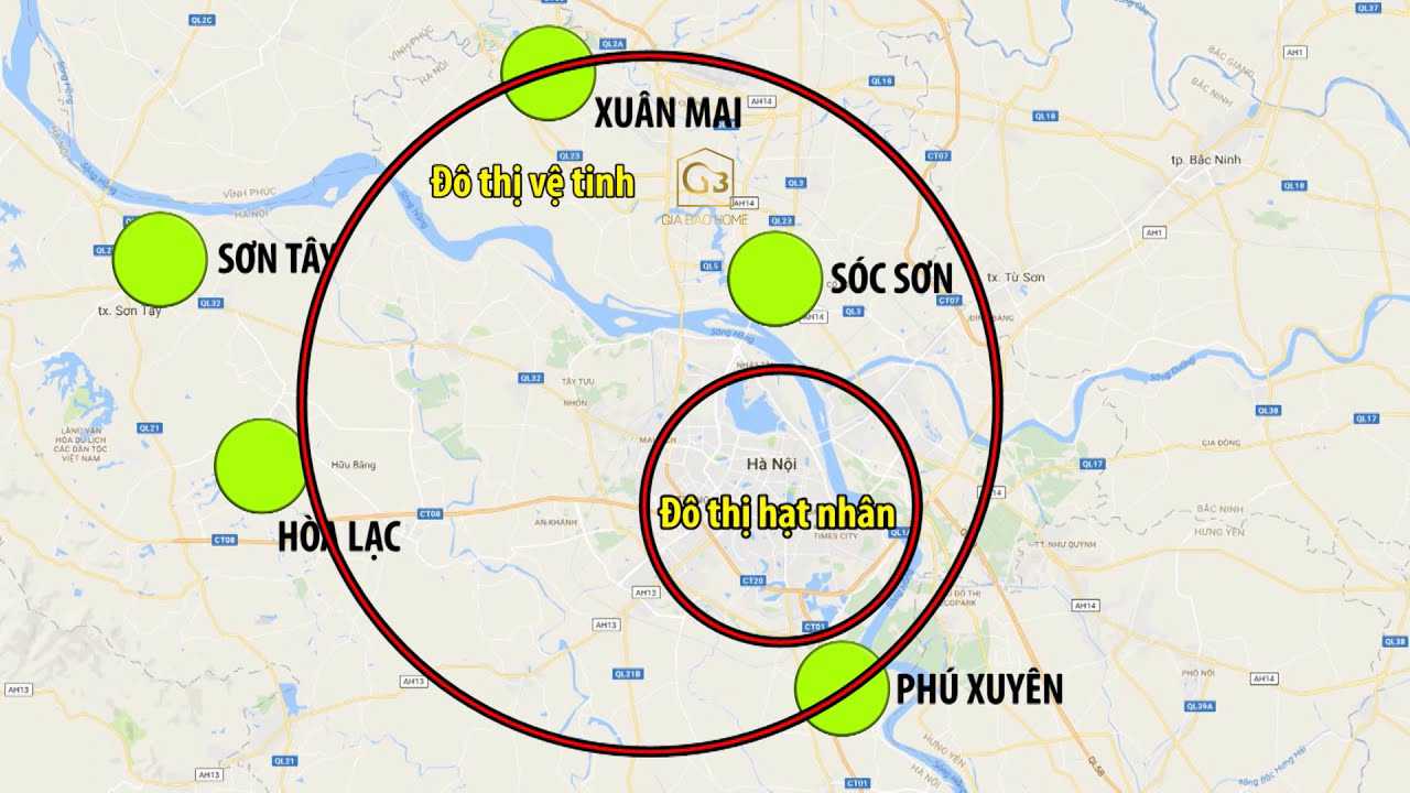 Đô thị vệ tinh tại Hà Nội (ảnh minh hoạ)