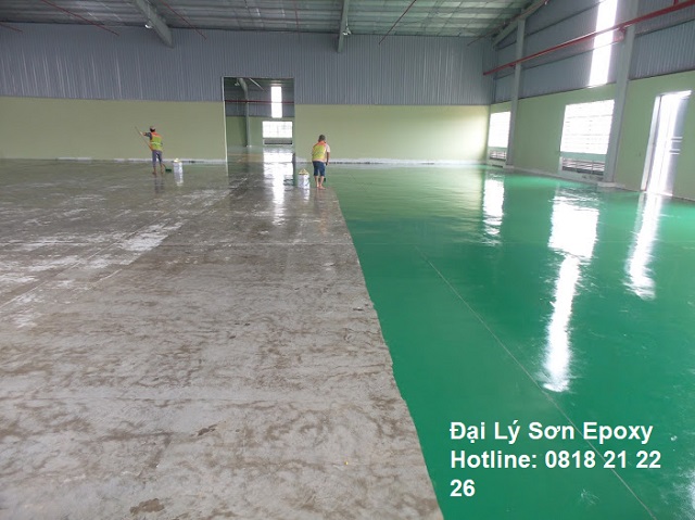 Các bước thi công sơn epoxy cho nền nhà xưởng