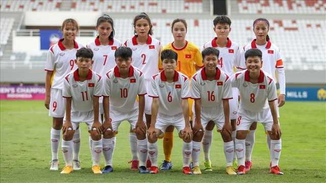 U18 nữ Việt Nam sẽ đối đầu chính đội đầu bảng u18 nữ Indonesia ở lượt trận tiếp theo ngày 26.7 tới đây. Ảnh: VFF